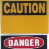 caution danger